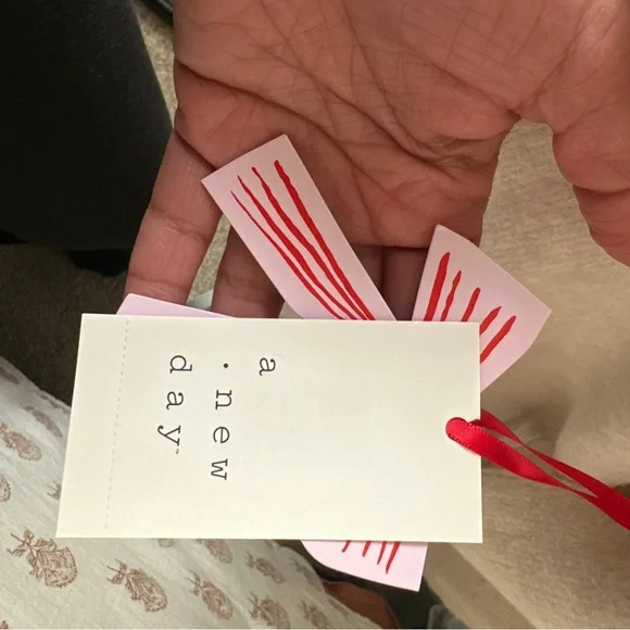 a new day Cream Sweater with Red Bow - Picture 3 of 8